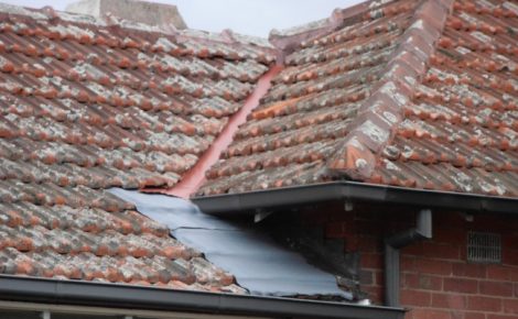 Tiled Roof Repair New Valley and Lead under Valley